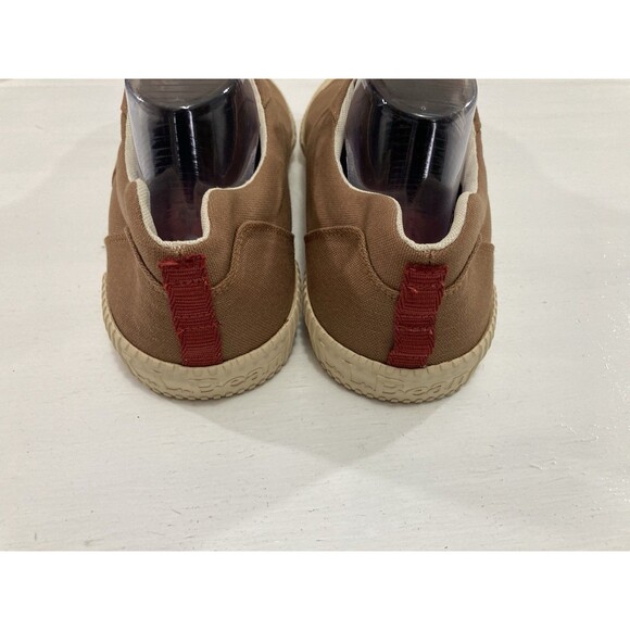 Flaw LL Bean Boat Shoes Men’s 13M Brown Canvas Lace-Up Casual Eco Sneakers - Picture 5 of 11